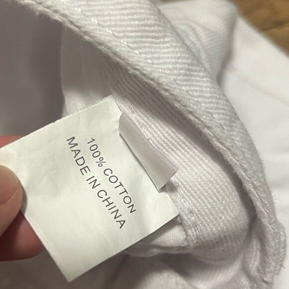 Princess Polly Cece Hammer Wide Leg Knee Rip white Jeans - Picture 11 of 12